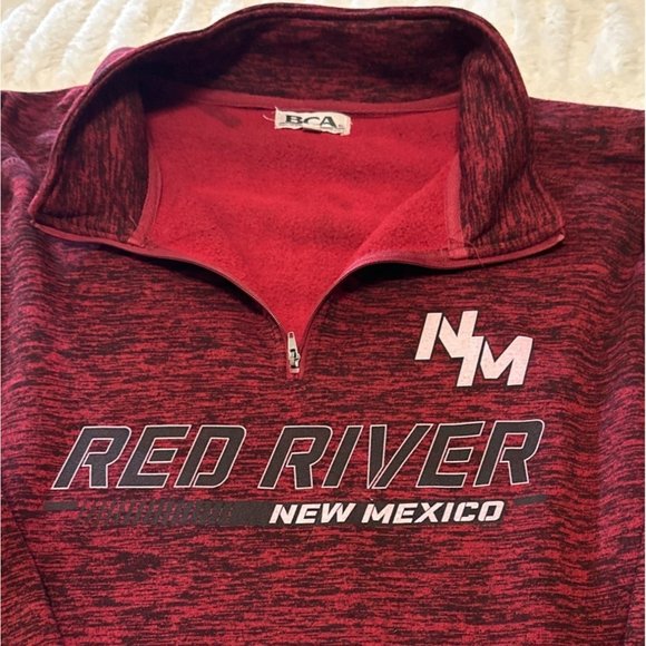 BCA Boulder Canyon Red River New Mexico Half Zip Pullover Adult Unisex Size XXL - Picture 11 of 16